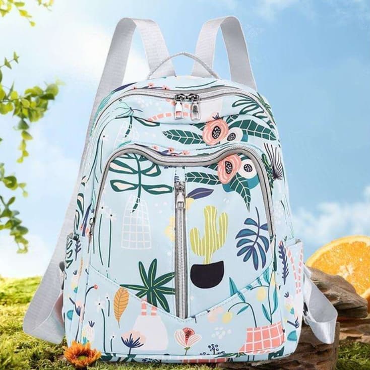 南国植物柄マザーズバッグ