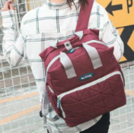 マザーズバッグ 多機能キルティング親子バッグ