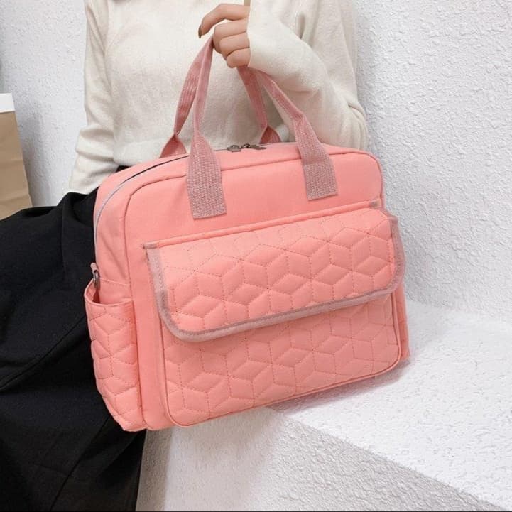 マザーズバッグ 多機能キルティングマザーズトート