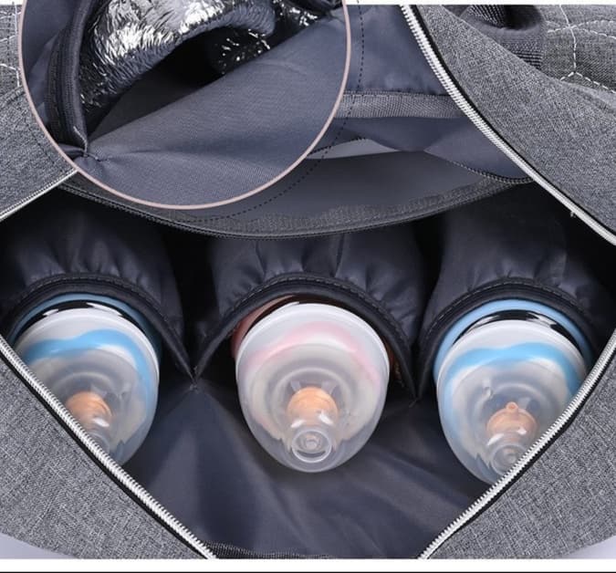 マザーズバッグ 多機能キルティングマザーズトート