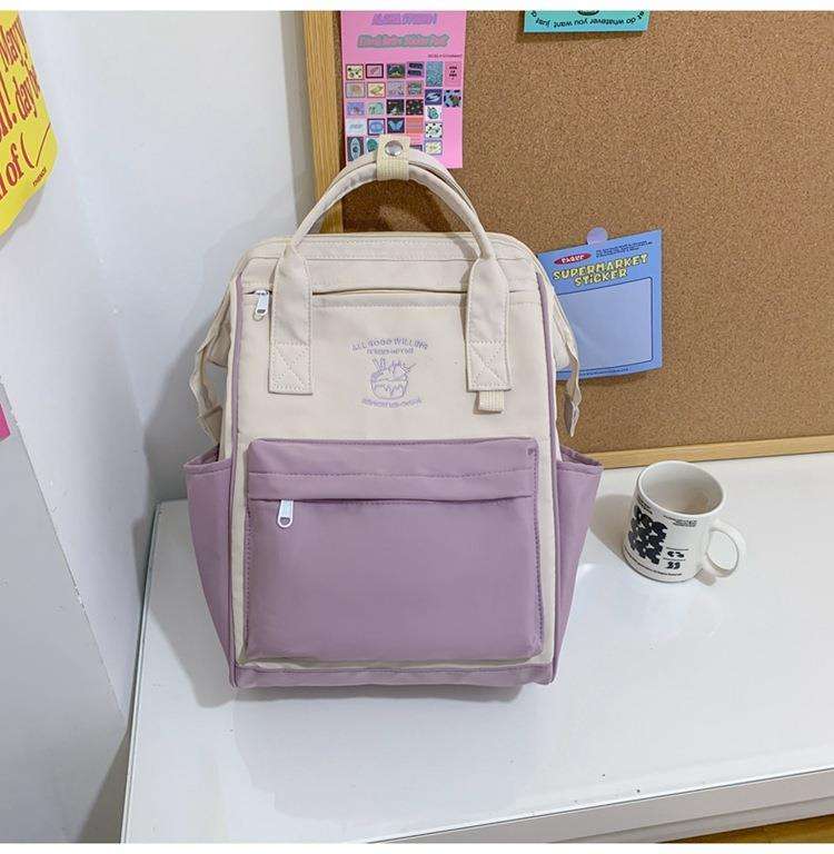 バックパック型パステルカラーマザーズバッグ