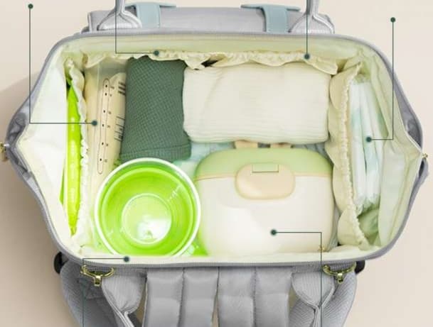 多機能収納ポケット搭載 ハイブリッドマザーズバッグ